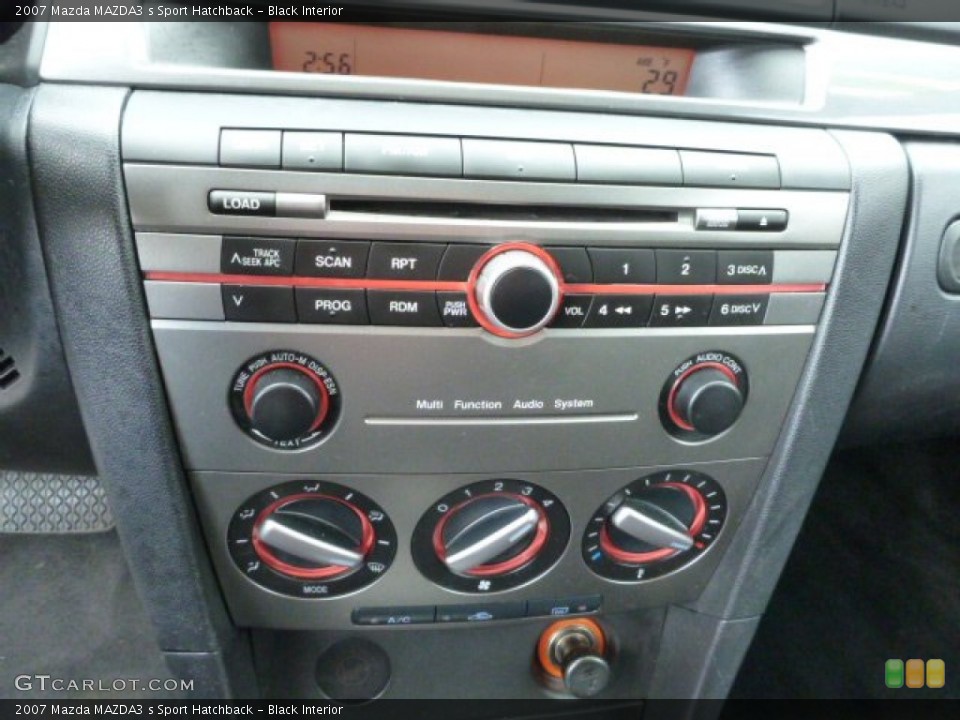 Black Interior Controls for the 2007 Mazda MAZDA3 s Sport Hatchback #78784761