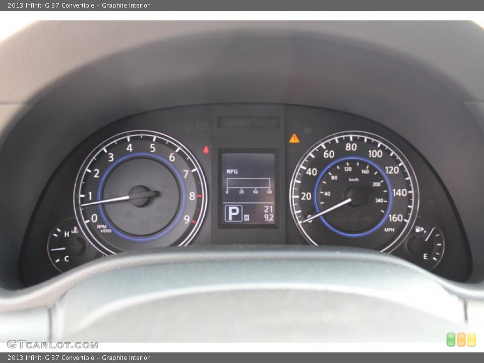 Graphite Interior Gauges for the 2013 Infiniti G 37 Convertible #78784913