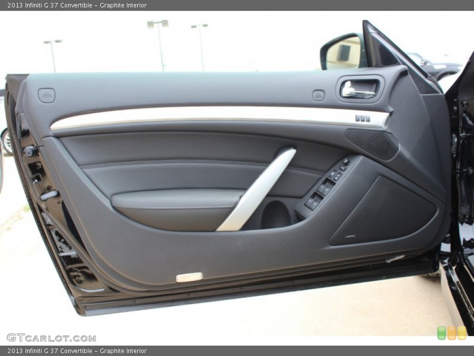 Graphite Interior Door Panel for the 2013 Infiniti G 37 Convertible #78784961