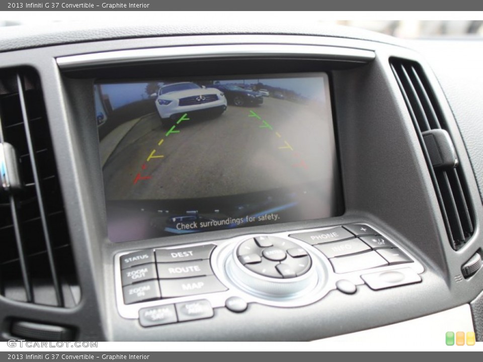 Graphite Interior Controls for the 2013 Infiniti G 37 Convertible #78785111