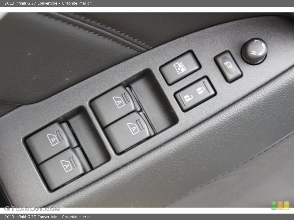 Graphite Interior Controls for the 2013 Infiniti G 37 Convertible #78785255