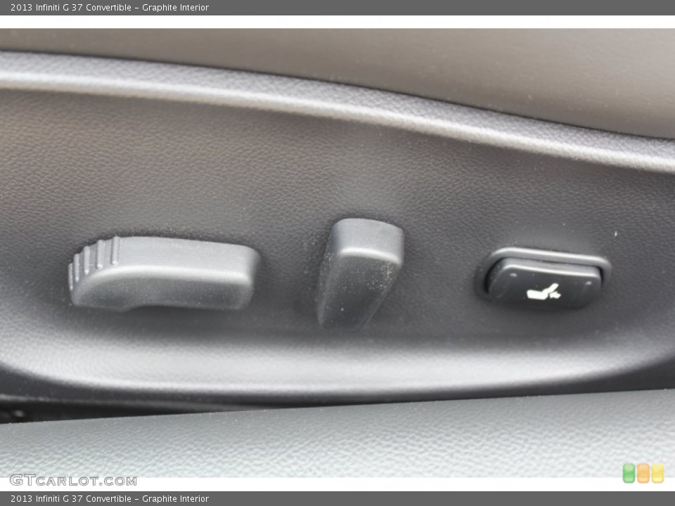 Graphite Interior Controls for the 2013 Infiniti G 37 Convertible #78785294