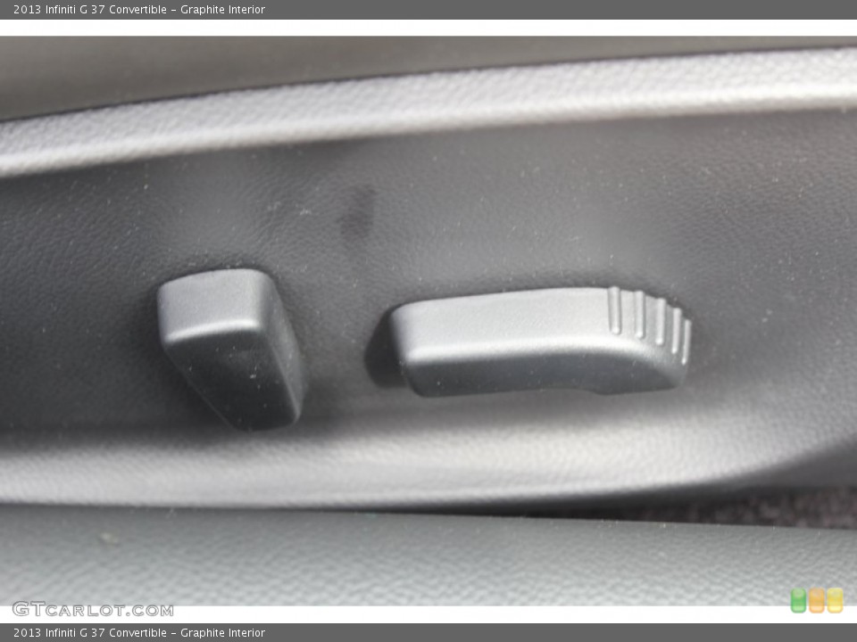 Graphite Interior Controls for the 2013 Infiniti G 37 Convertible #78785306
