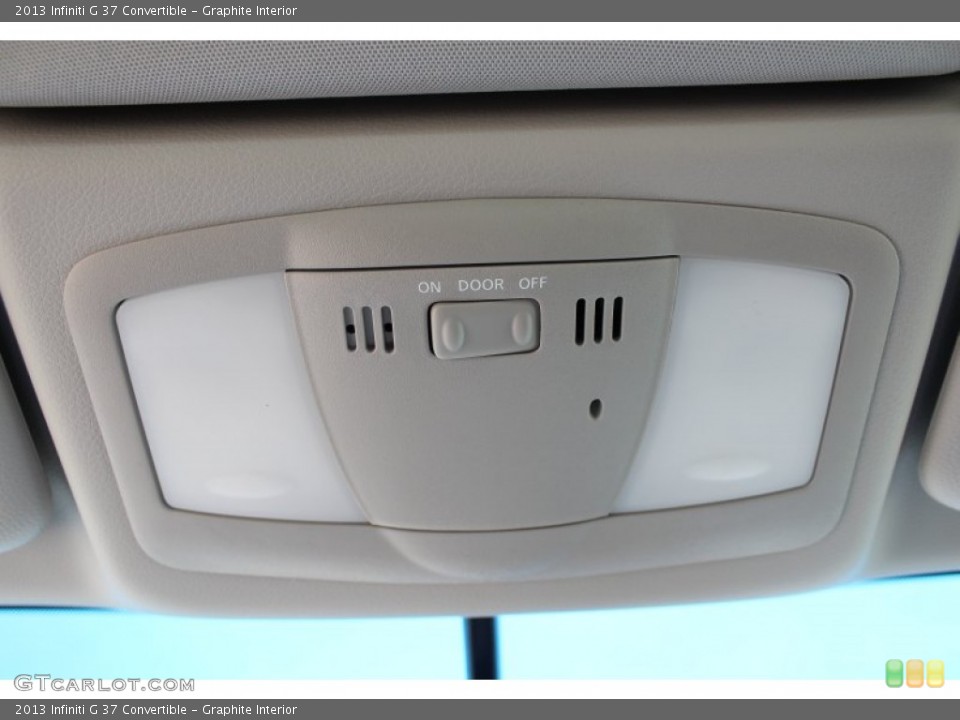 Graphite Interior Controls for the 2013 Infiniti G 37 Convertible #78785327