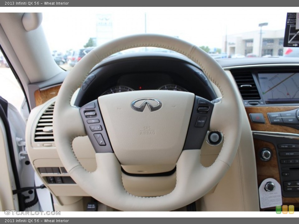 Wheat Interior Steering Wheel for the 2013 Infiniti QX 56 #78785643