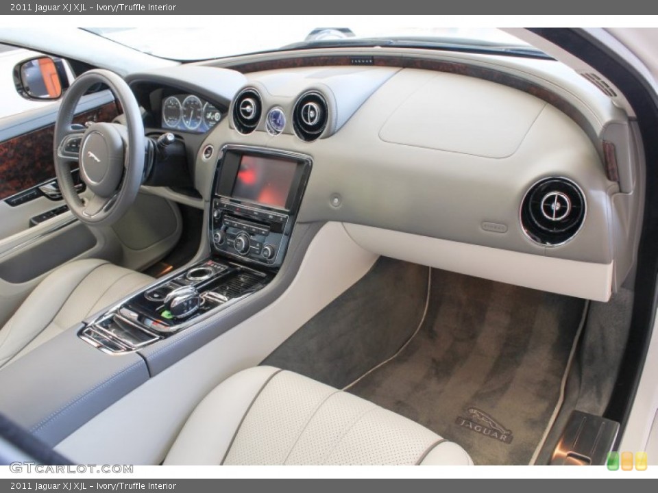 Ivory/Truffle Interior Dashboard for the 2011 Jaguar XJ XJL #78786108