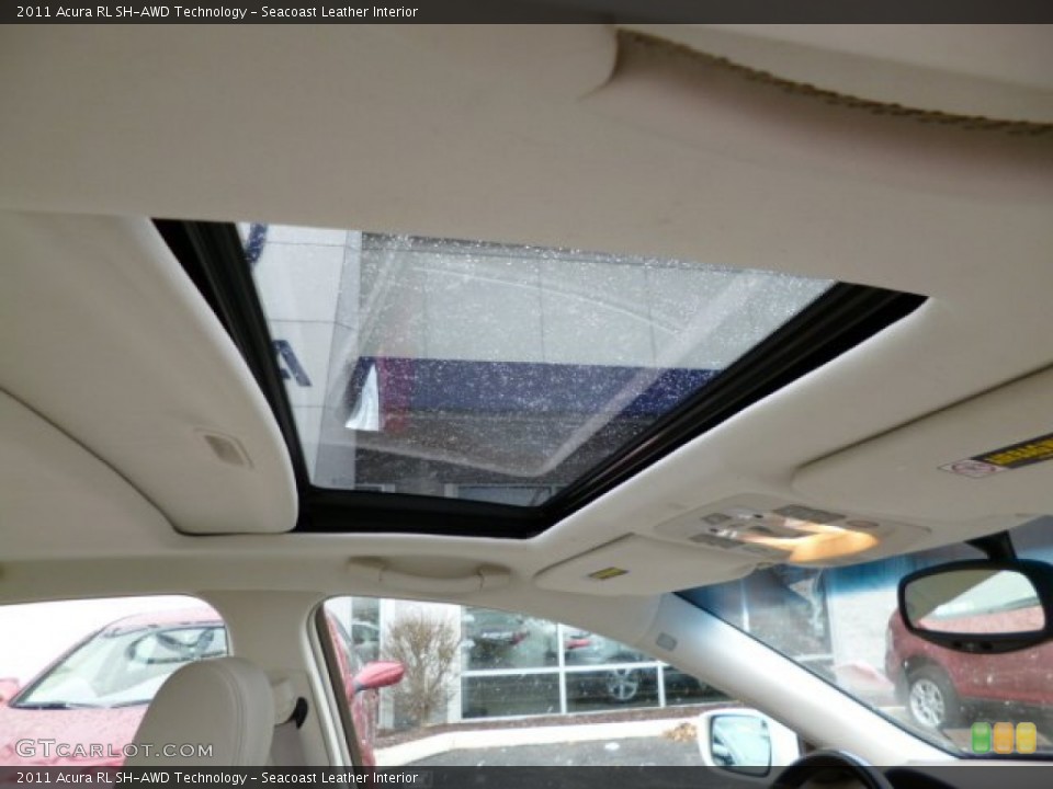 Seacoast Leather Interior Sunroof for the 2011 Acura RL SH-AWD Technology #78786134