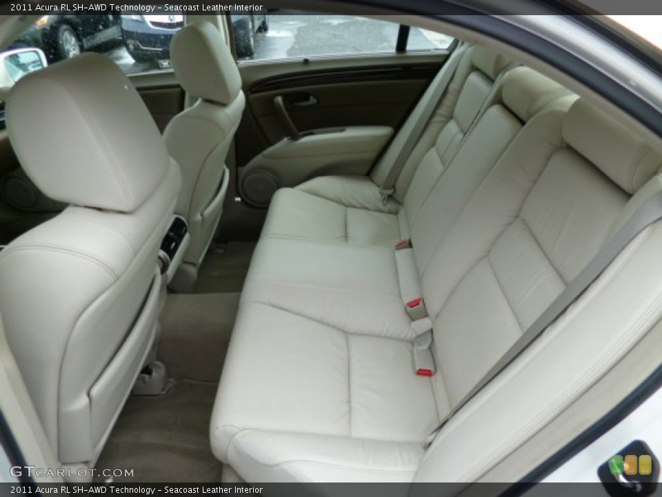 Seacoast Leather Interior Rear Seat for the 2011 Acura RL SH-AWD Technology #78786172