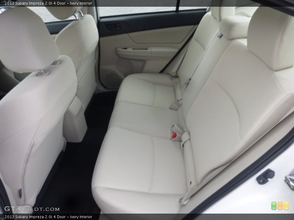 Ivory Interior Rear Seat for the 2013 Subaru Impreza 2.0i 4 Door #78786411