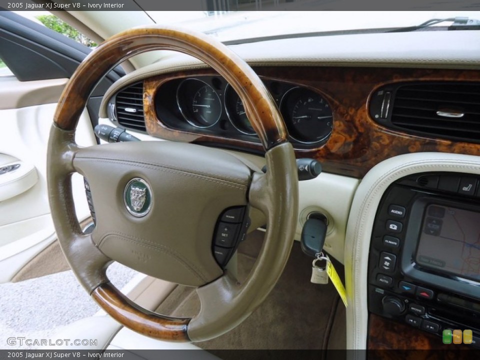 Ivory Interior Steering Wheel for the 2005 Jaguar XJ Super V8 #78786815