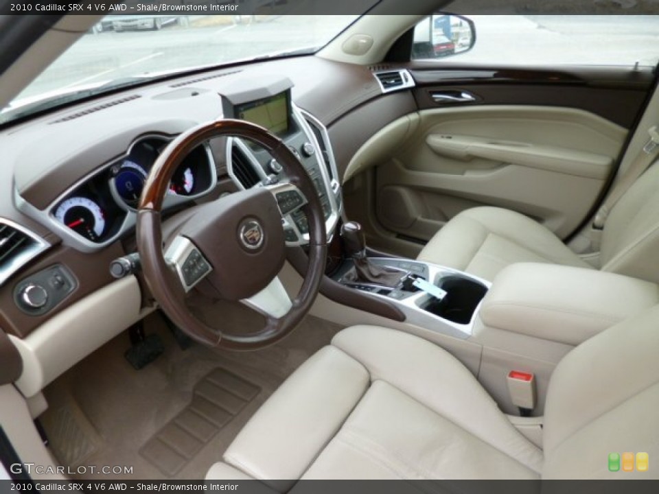 Shale/Brownstone 2010 Cadillac SRX Interiors