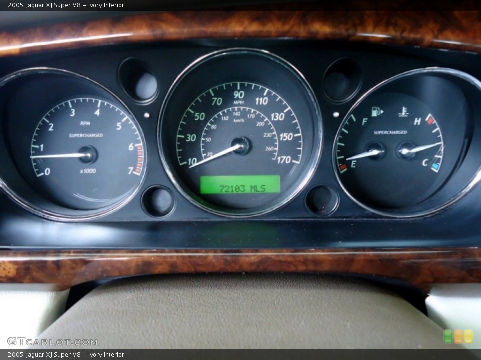 Ivory Interior Gauges for the 2005 Jaguar XJ Super V8 #78787163