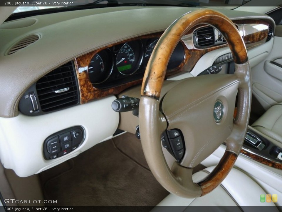 Ivory Interior Steering Wheel for the 2005 Jaguar XJ Super V8 #78787355