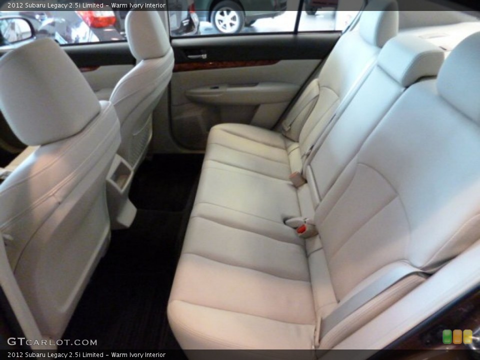 Warm Ivory Interior Rear Seat for the 2012 Subaru Legacy 2.5i Limited #78789123