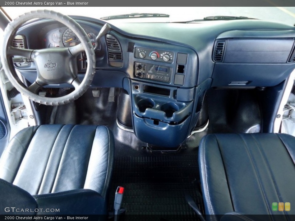 Blue Interior Dashboard for the 2000 Chevrolet Astro Cargo Van #78789772