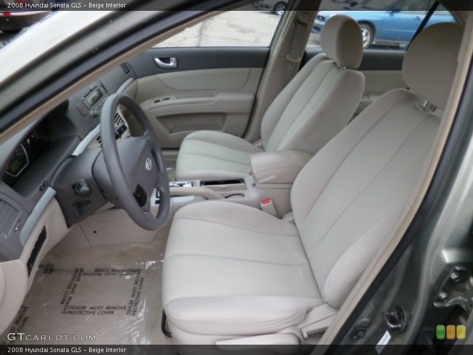 Beige Interior Photo for the 2008 Hyundai Sonata GLS #78789911