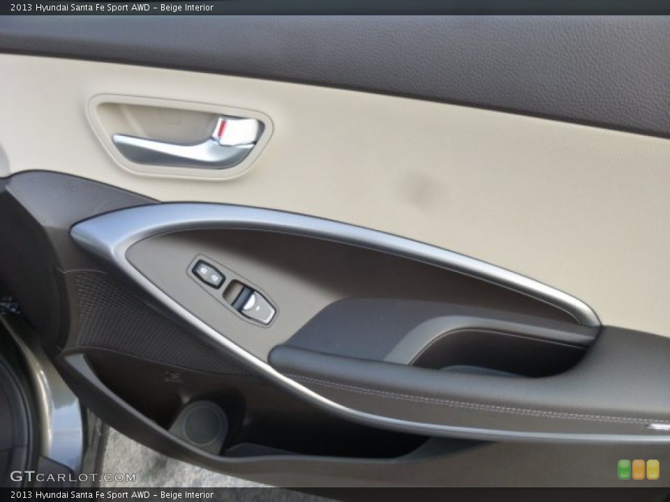 Beige Interior Door Panel for the 2013 Hyundai Santa Fe Sport AWD #78790220