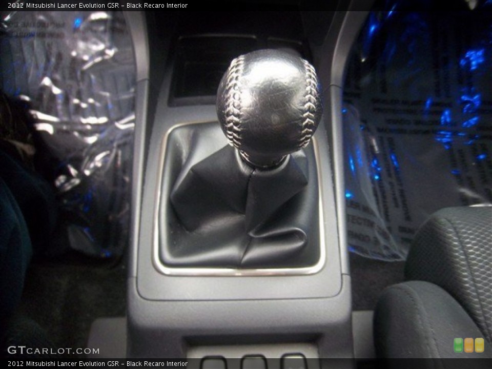 Black Recaro Interior Transmission for the 2012 Mitsubishi Lancer Evolution GSR #78790631