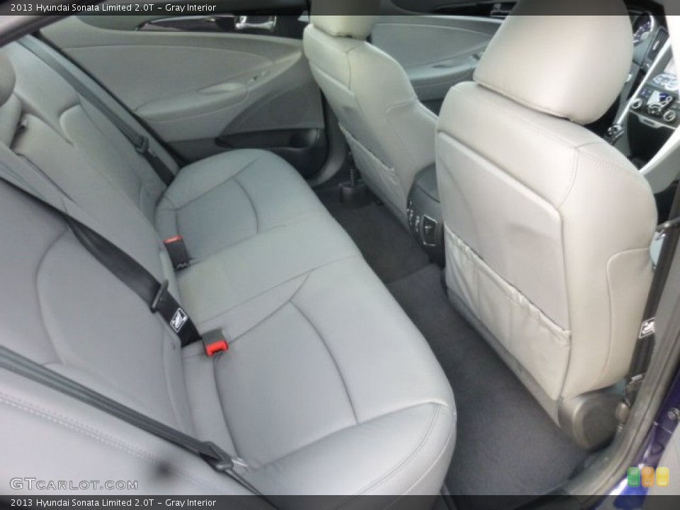 Gray Interior Rear Seat for the 2013 Hyundai Sonata Limited 2.0T #78790970