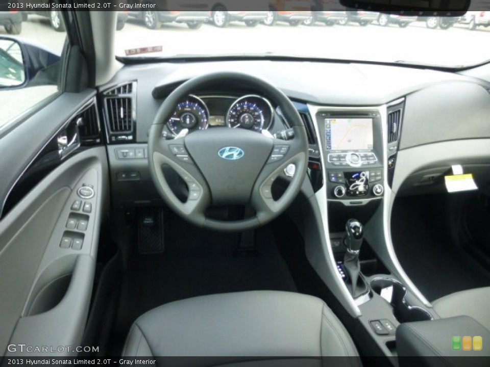 Gray Interior Dashboard for the 2013 Hyundai Sonata Limited 2.0T #78791005