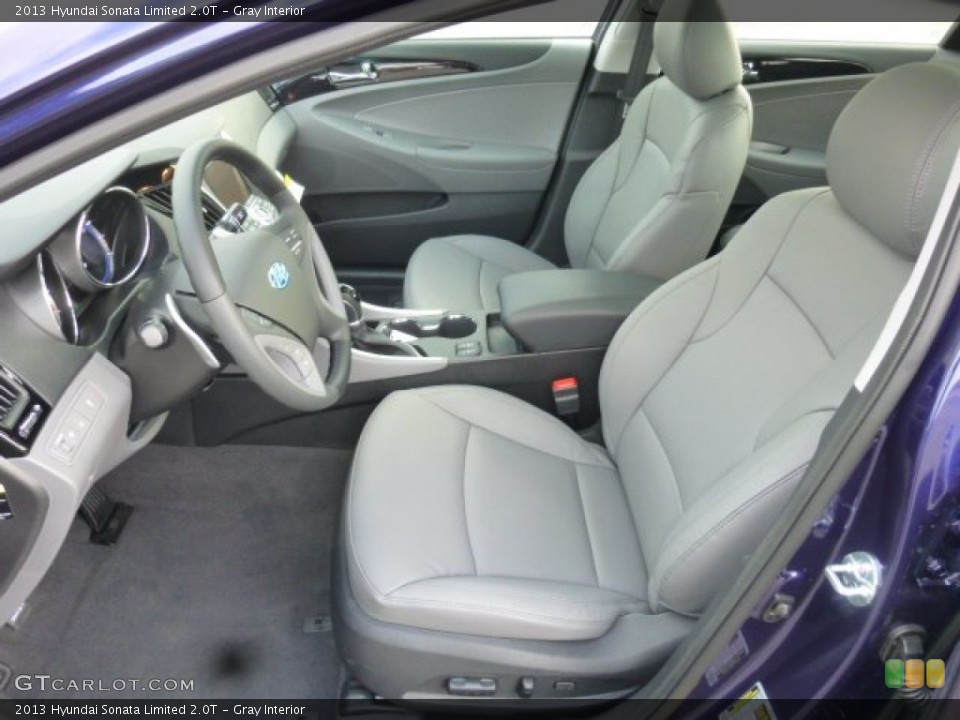 Gray Interior Front Seat for the 2013 Hyundai Sonata Limited 2.0T #78791021