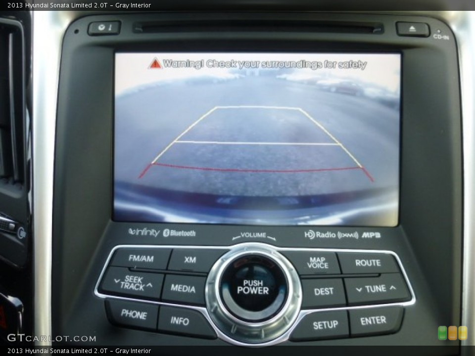 Gray Interior Controls for the 2013 Hyundai Sonata Limited 2.0T #78791089