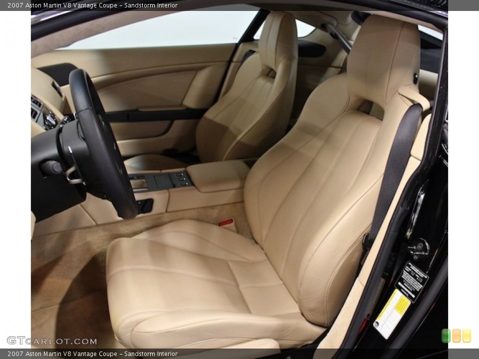 Sandstorm Interior Front Seat for the 2007 Aston Martin V8 Vantage Coupe #78791430
