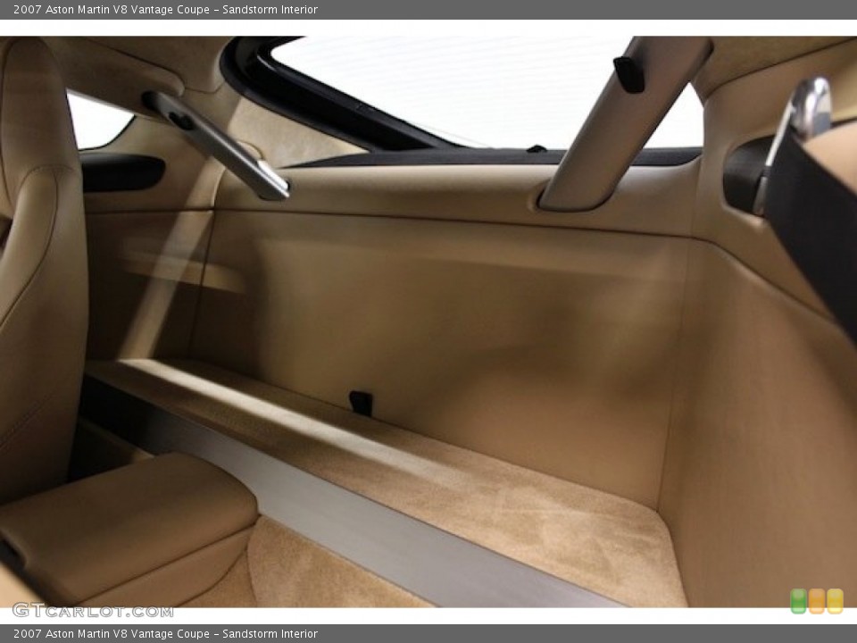 Sandstorm Interior Rear Seat for the 2007 Aston Martin V8 Vantage Coupe #78791486