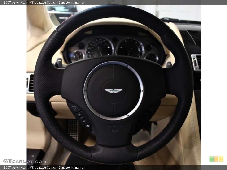 Sandstorm Interior Steering Wheel for the 2007 Aston Martin V8 Vantage Coupe #78791588