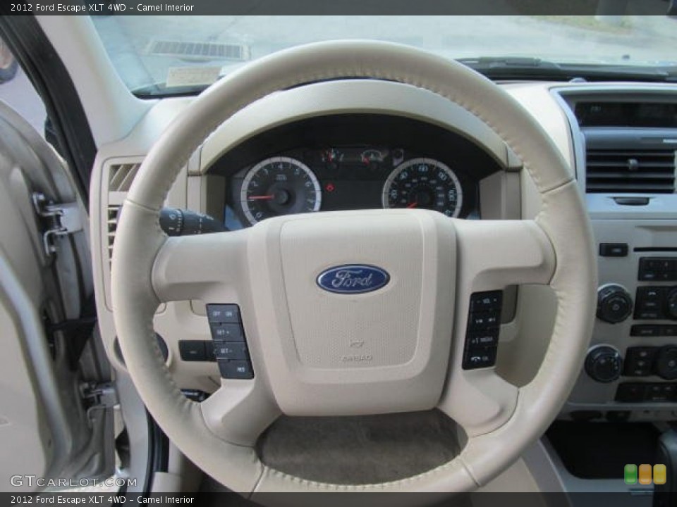 Camel Interior Steering Wheel for the 2012 Ford Escape XLT 4WD #78793049