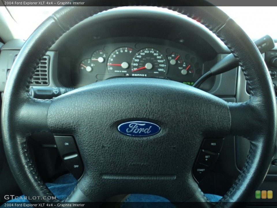 Graphite Interior Steering Wheel for the 2004 Ford Explorer XLT 4x4 #78793196