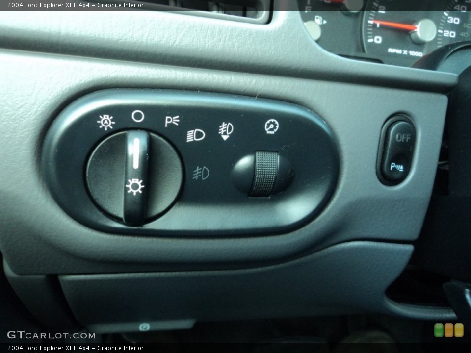 Graphite Interior Controls for the 2004 Ford Explorer XLT 4x4 #78793298