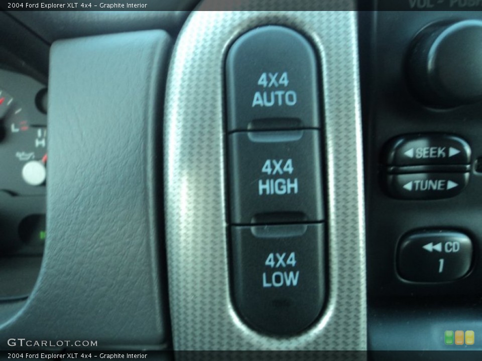 Graphite Interior Controls for the 2004 Ford Explorer XLT 4x4 #78793463