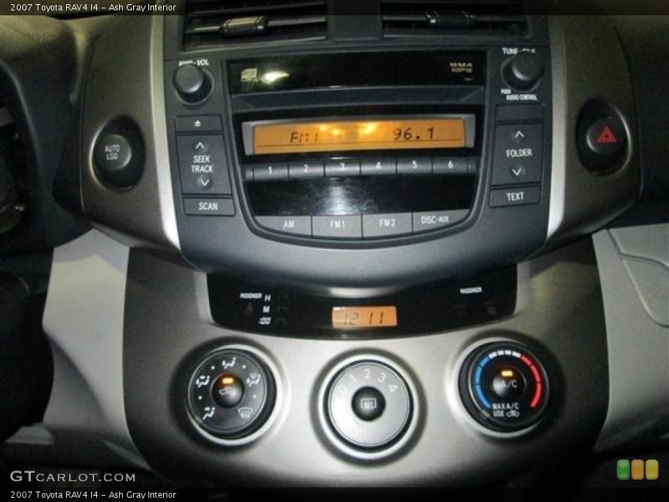 Ash Gray Interior Controls for the 2007 Toyota RAV4 I4 #78793598