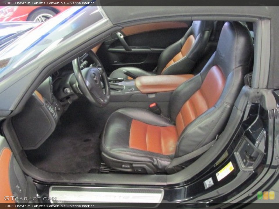 Sienna Interior Photo for the 2008 Chevrolet Corvette Convertible #78794439