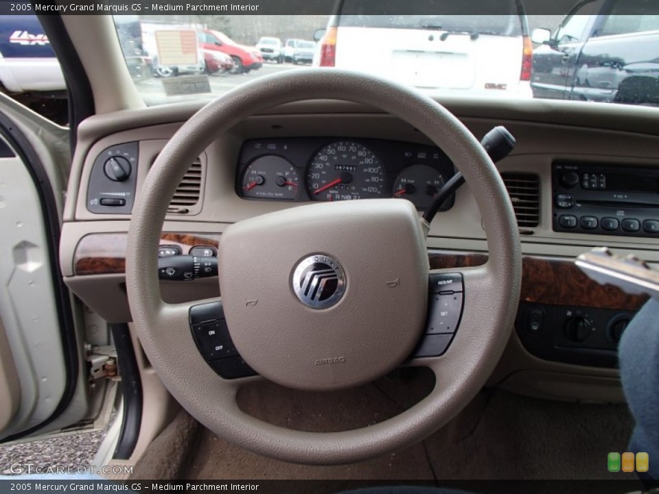 Medium Parchment Interior Steering Wheel for the 2005 Mercury Grand Marquis GS #78796454