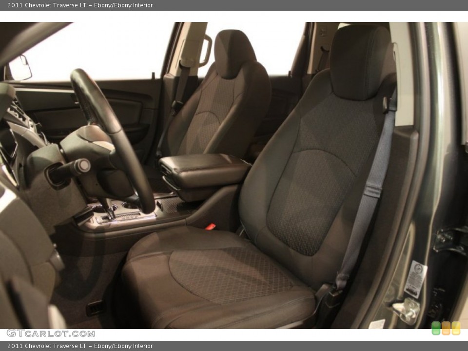 Ebony/Ebony Interior Front Seat for the 2011 Chevrolet Traverse LT #78796629