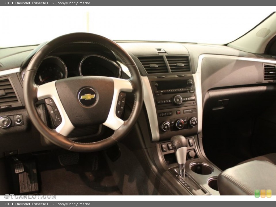 Ebony/Ebony Interior Dashboard for the 2011 Chevrolet Traverse LT #78796649