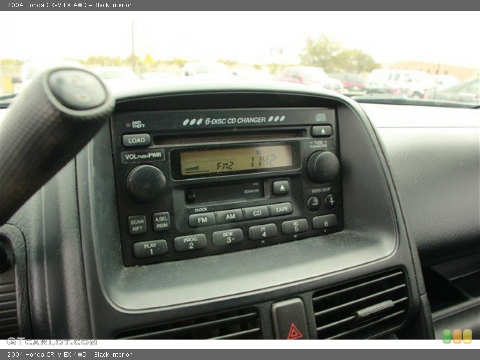 Black Interior Audio System for the 2004 Honda CR-V EX 4WD #78797831