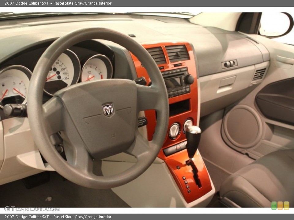 Pastel Slate Gray/Orange Interior Dashboard for the 2007 Dodge Caliber SXT #78798224