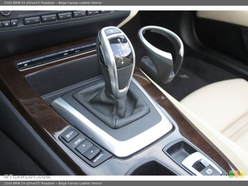 Beige Kansas Leather Interior Transmission for the 2009 BMW Z4 sDrive35i Roadster #78798368