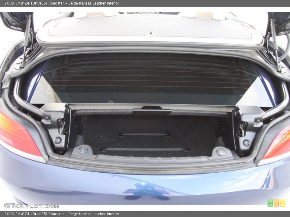 Beige Kansas Leather Interior Trunk for the 2009 BMW Z4 sDrive35i Roadster #78798545