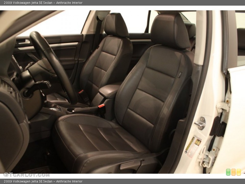Anthracite Interior Front Seat for the 2009 Volkswagen Jetta SE Sedan #78799247