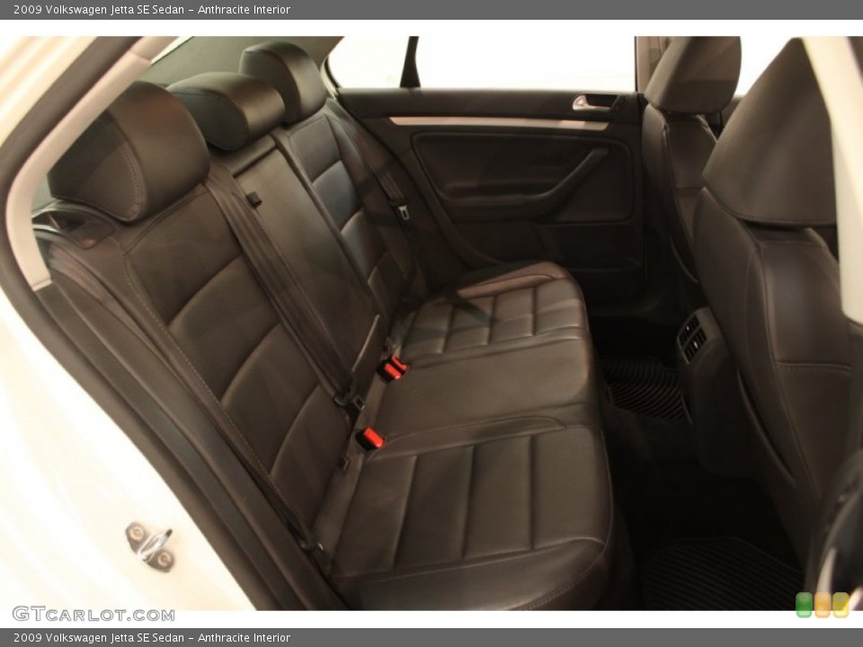 Anthracite Interior Rear Seat for the 2009 Volkswagen Jetta SE Sedan #78799367