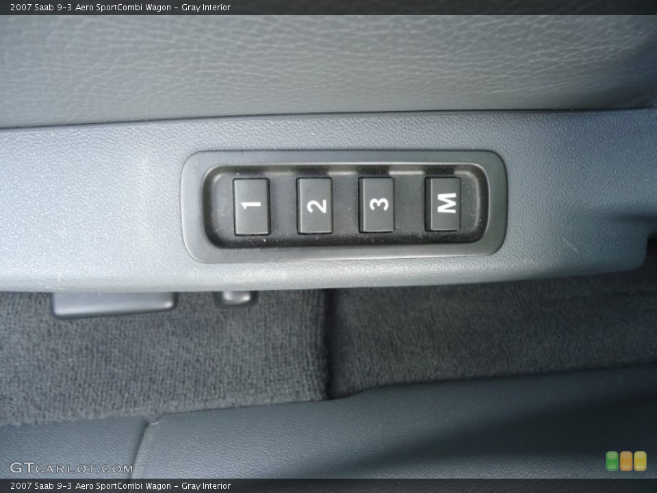 Gray Interior Controls for the 2007 Saab 9-3 Aero SportCombi Wagon #78801620