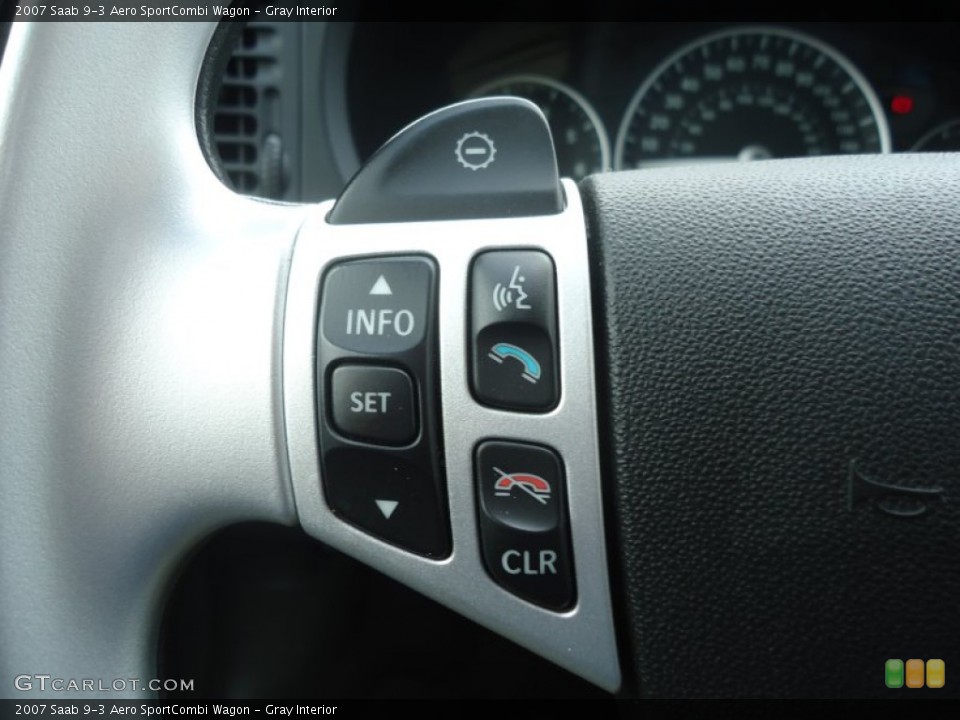Gray Interior Controls for the 2007 Saab 9-3 Aero SportCombi Wagon #78801658