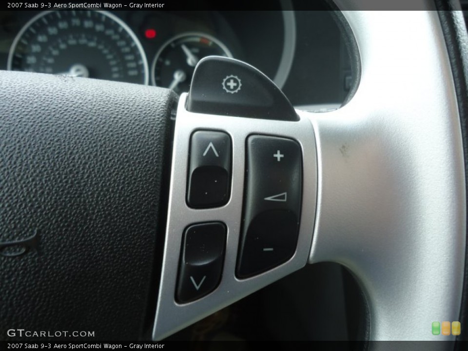 Gray Interior Controls for the 2007 Saab 9-3 Aero SportCombi Wagon #78801680