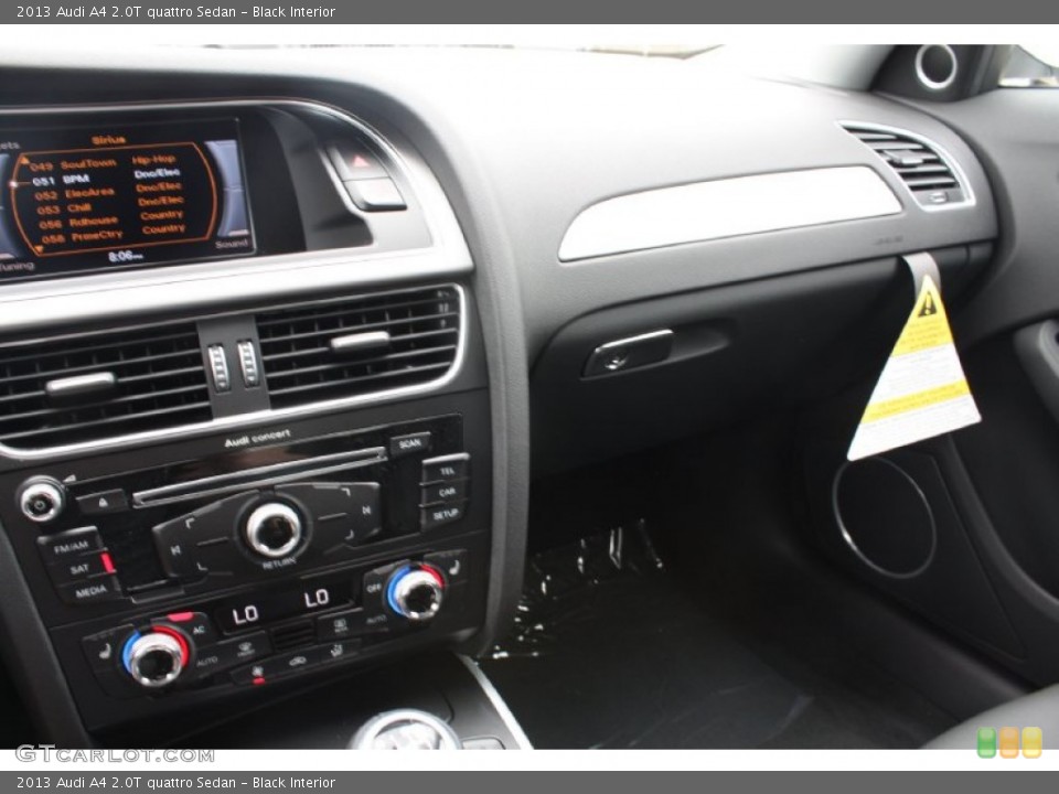 Black Interior Dashboard for the 2013 Audi A4 2.0T quattro Sedan #78803411