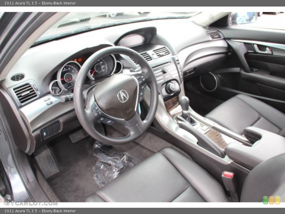 Ebony Black Interior Prime Interior for the 2011 Acura TL 3.5 #78803957