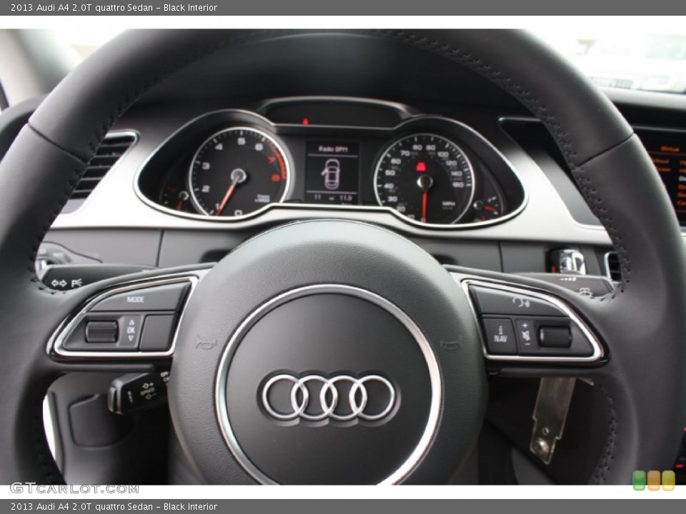 Black Interior Steering Wheel for the 2013 Audi A4 2.0T quattro Sedan #78804929